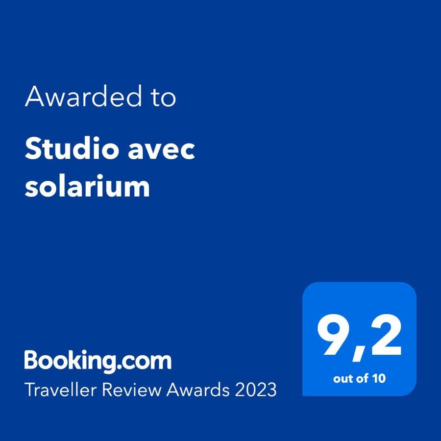 Studio Avec Solarium Бур-Сен-Морис Екстериор снимка